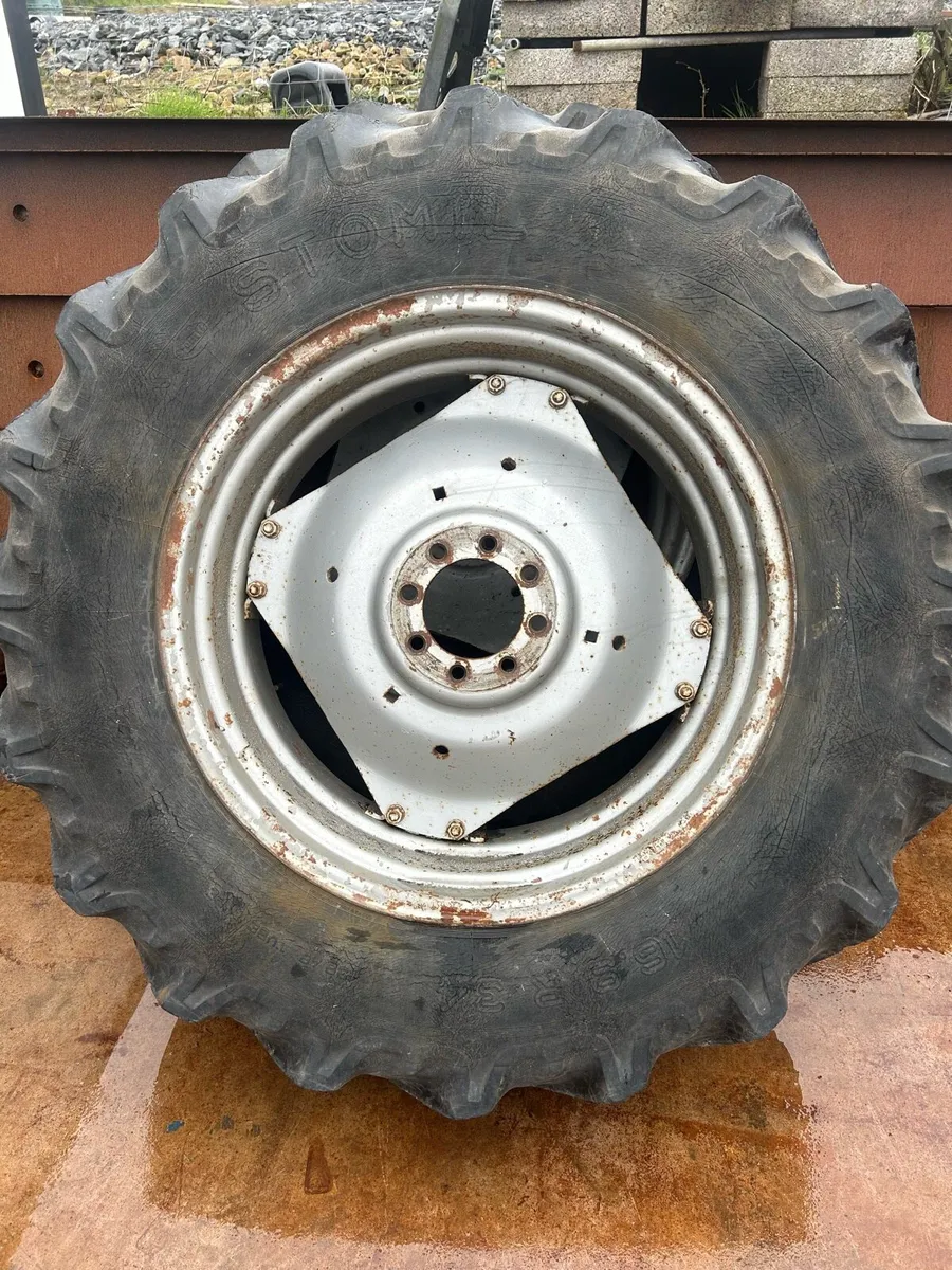 Massey 390 wheels and tires - Image 1