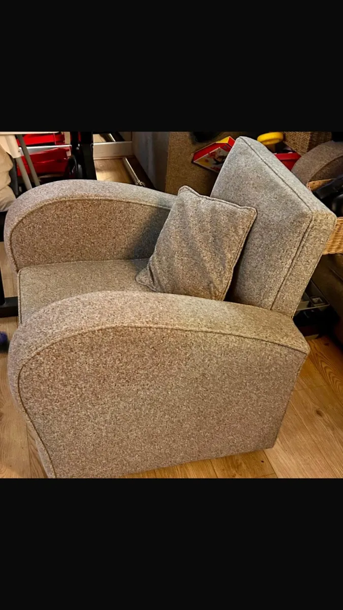 1930s Refurbished Armchairs - Image 1