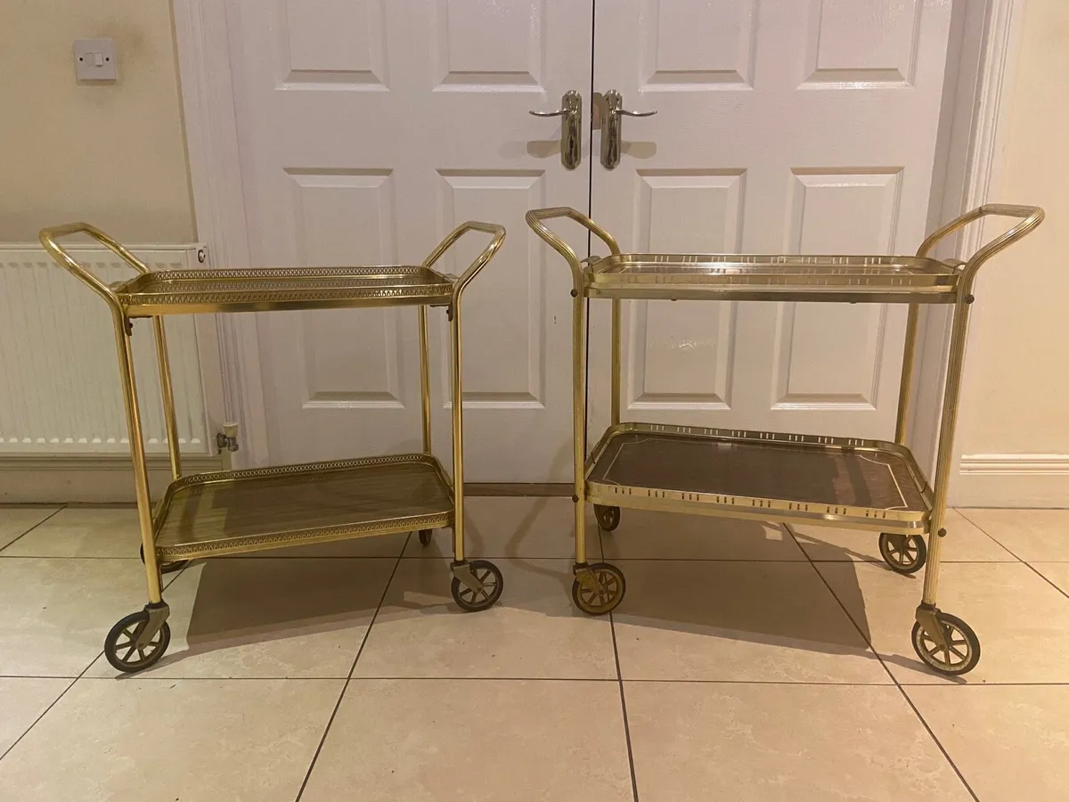 1950s serving drinks trolley’s - Image 1