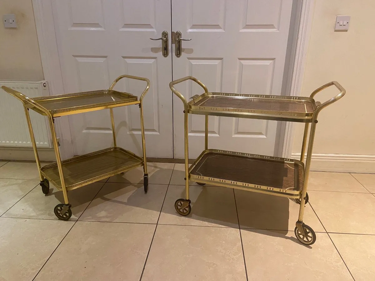 1950s serving drinks trolley’s - Image 2