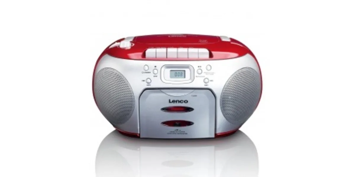 Lenco Portable Radio with CD and Cassette Player - Image 1