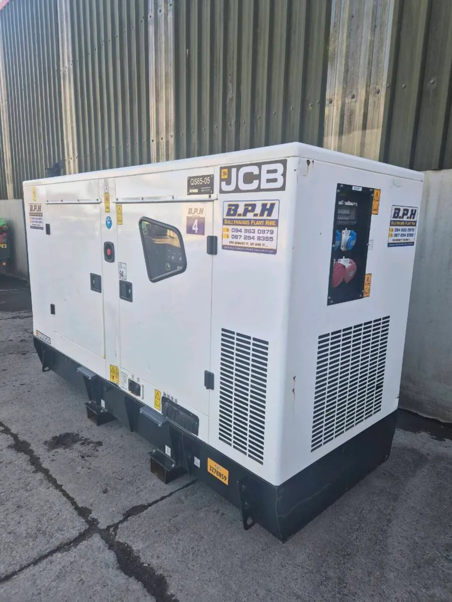 Generators JCB G65QS year 2023 65 KVA SALE or HIRE - Image 3