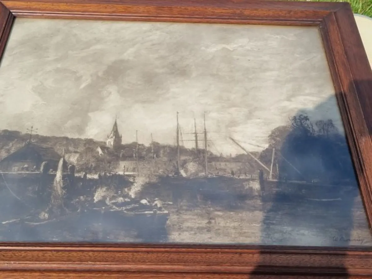 Large vintage print - William Rodman & Co Belfast - Image 2