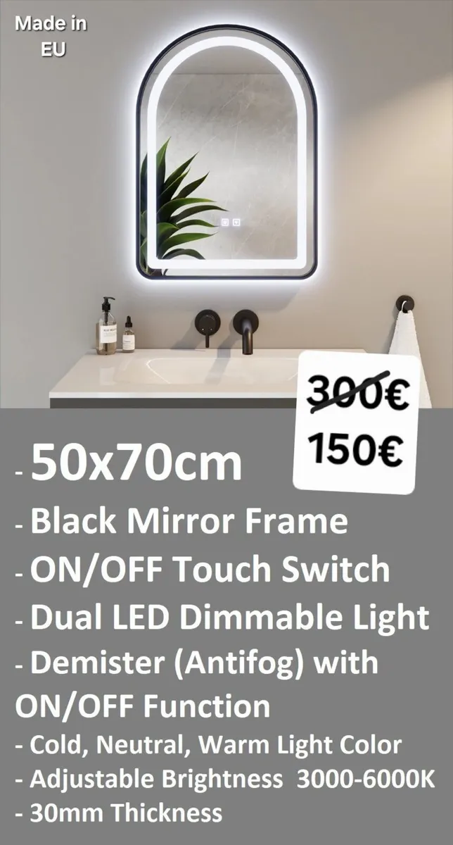 LED Bathroom Mirror - Image 2
