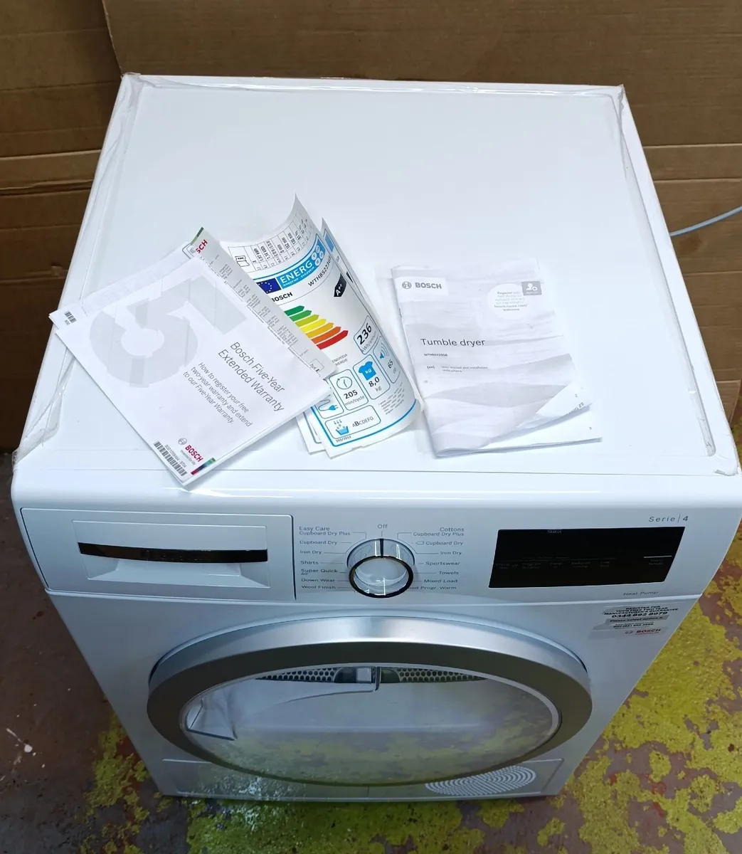 Bosch Series 4 8KG Freestanding Tumble Dryer - Image 1