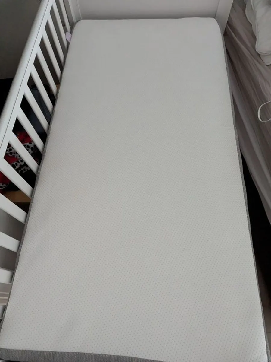 Kids Cot Bed with a good mattress (like new) - Nested Sorrento - Image 2