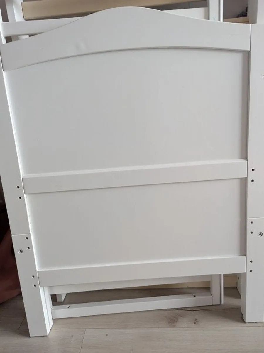 Kids Cot Bed with a good mattress (like new) - Nested Sorrento - Image 3