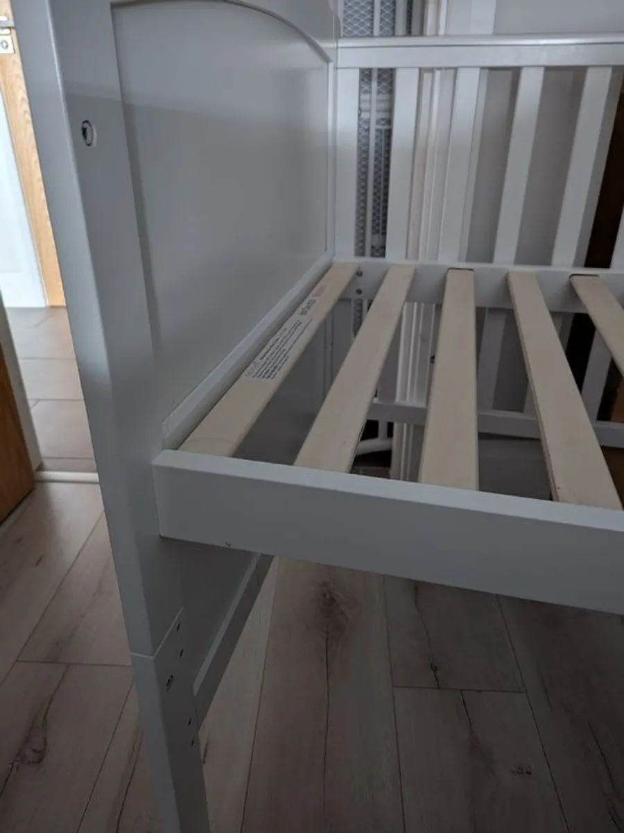 Kids Cot Bed with a good mattress (like new) - Nested Sorrento - Image 4