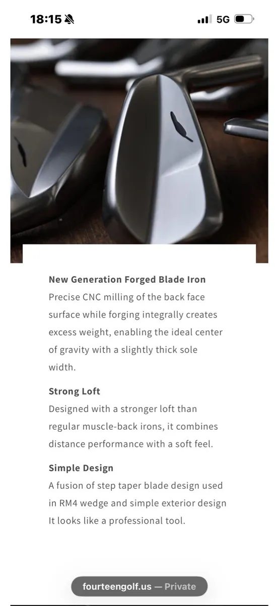 Fourteen RM blades 4 to gap wedge - Image 4