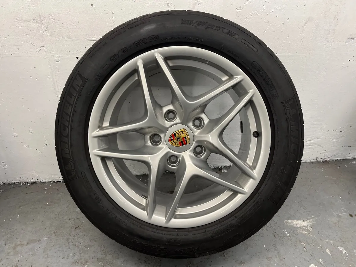 Genuine Porsche 17” Alloy Wheels + Michelin Tyres - Image 2