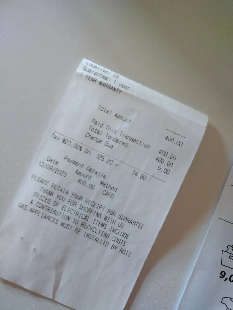 9KG BEKO Washing Machine €150 - Image 3