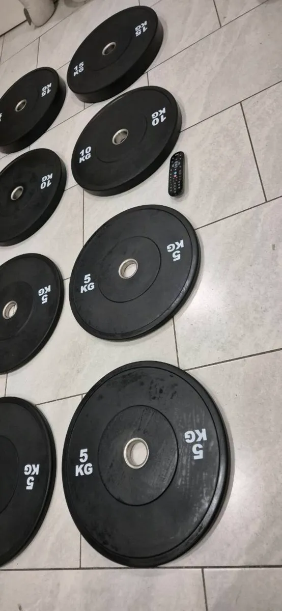 Brand new olympic bumper weight set - Image 3
