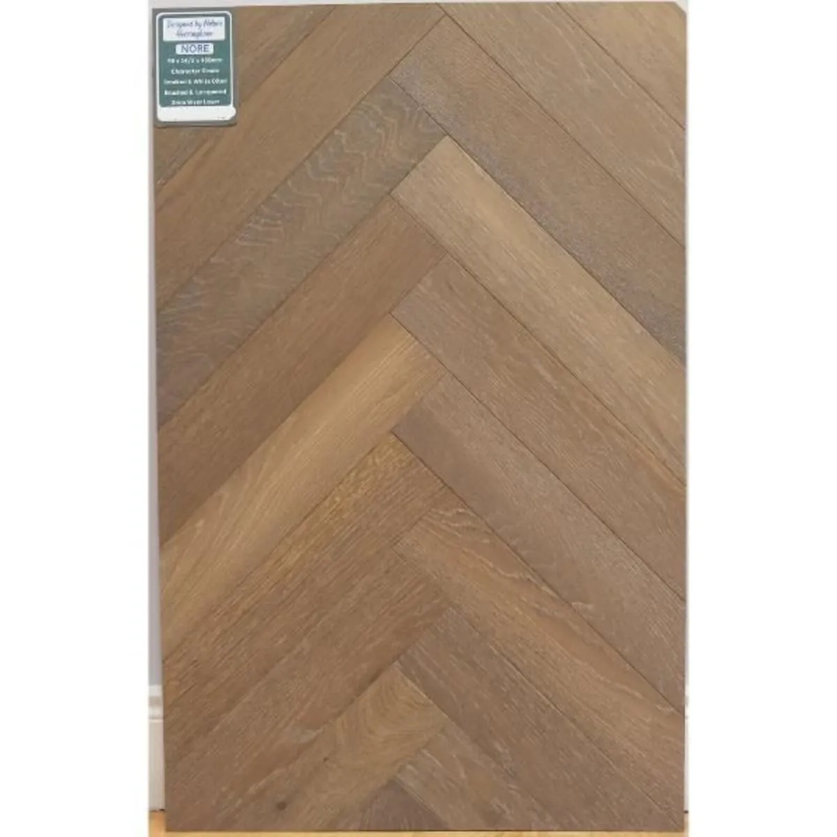 Engineered Nore Herringbone Flooring  Price per m2 - Image 1