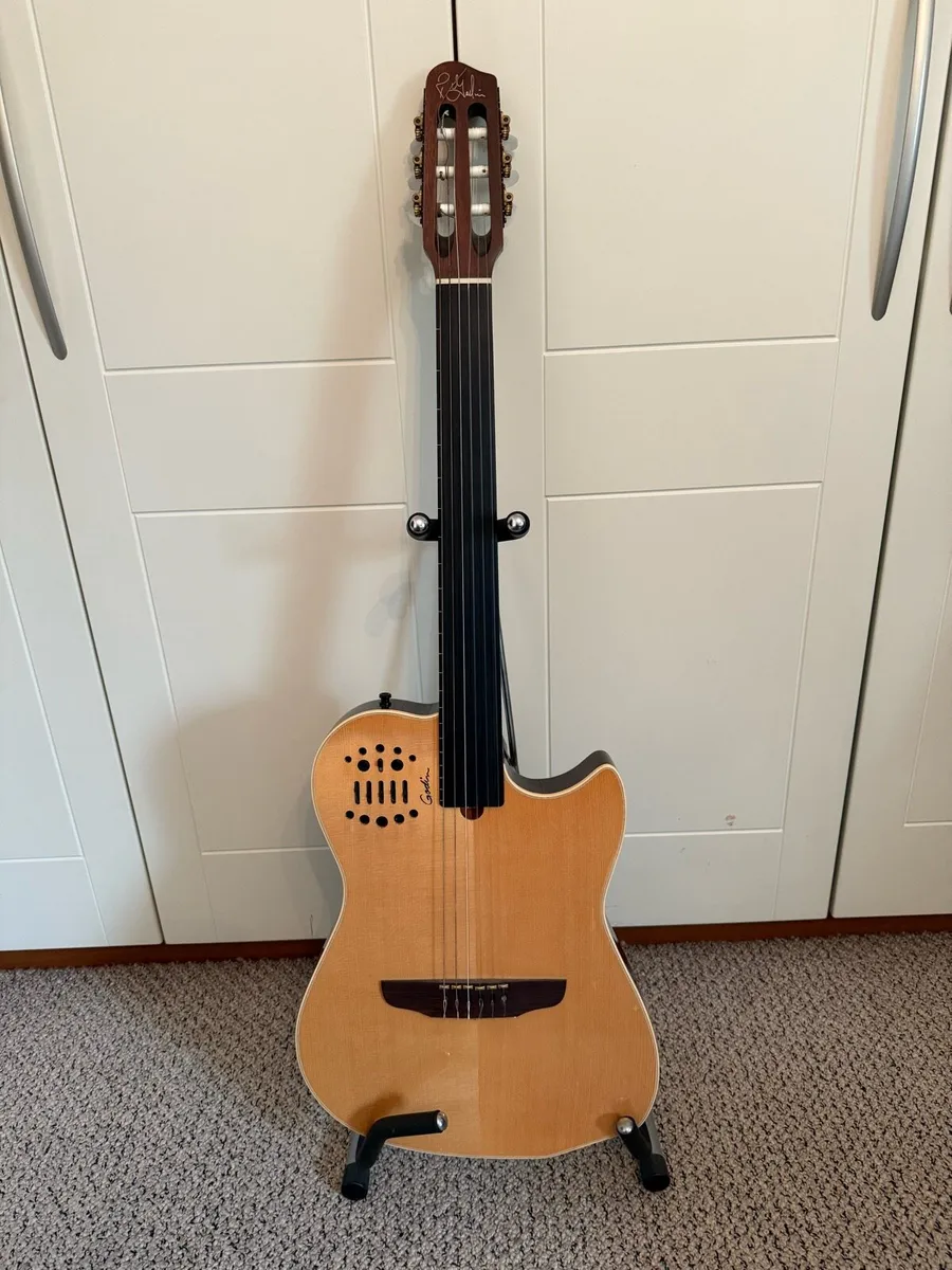 Godin Multiac Nylon Fretless Guitar - Image 1