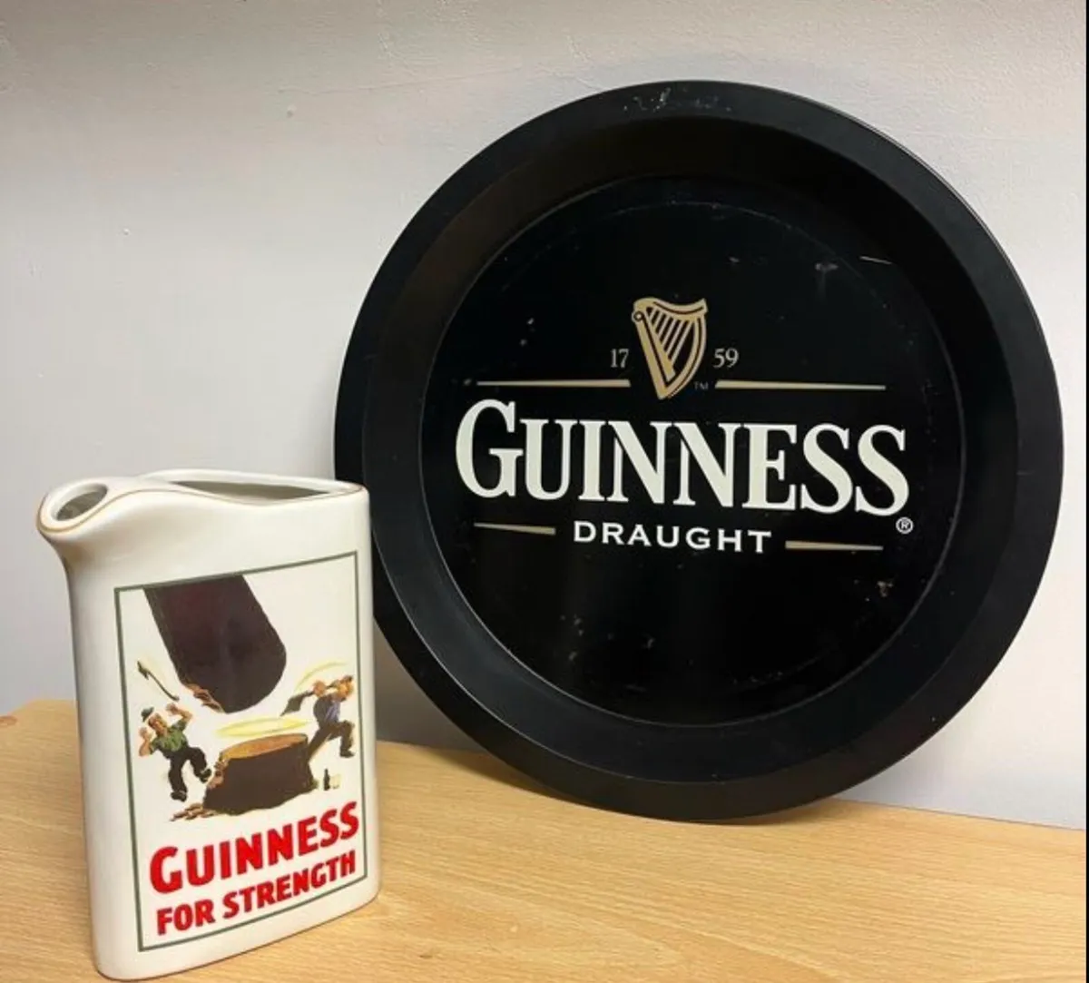 Guinness Water Jug and Tray