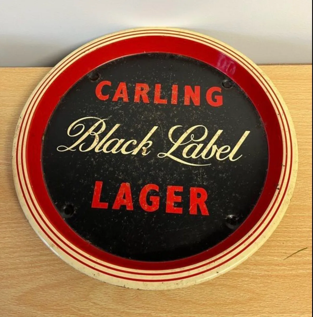 Vintage Carling Drinks Tray - Image 1