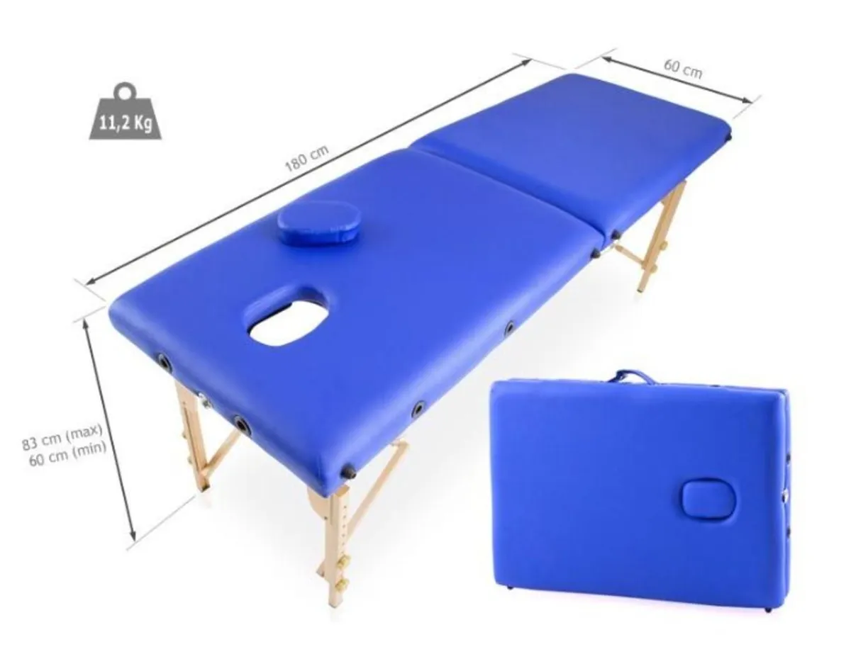 Massage Table with Carrying bag on wheels - Image 4