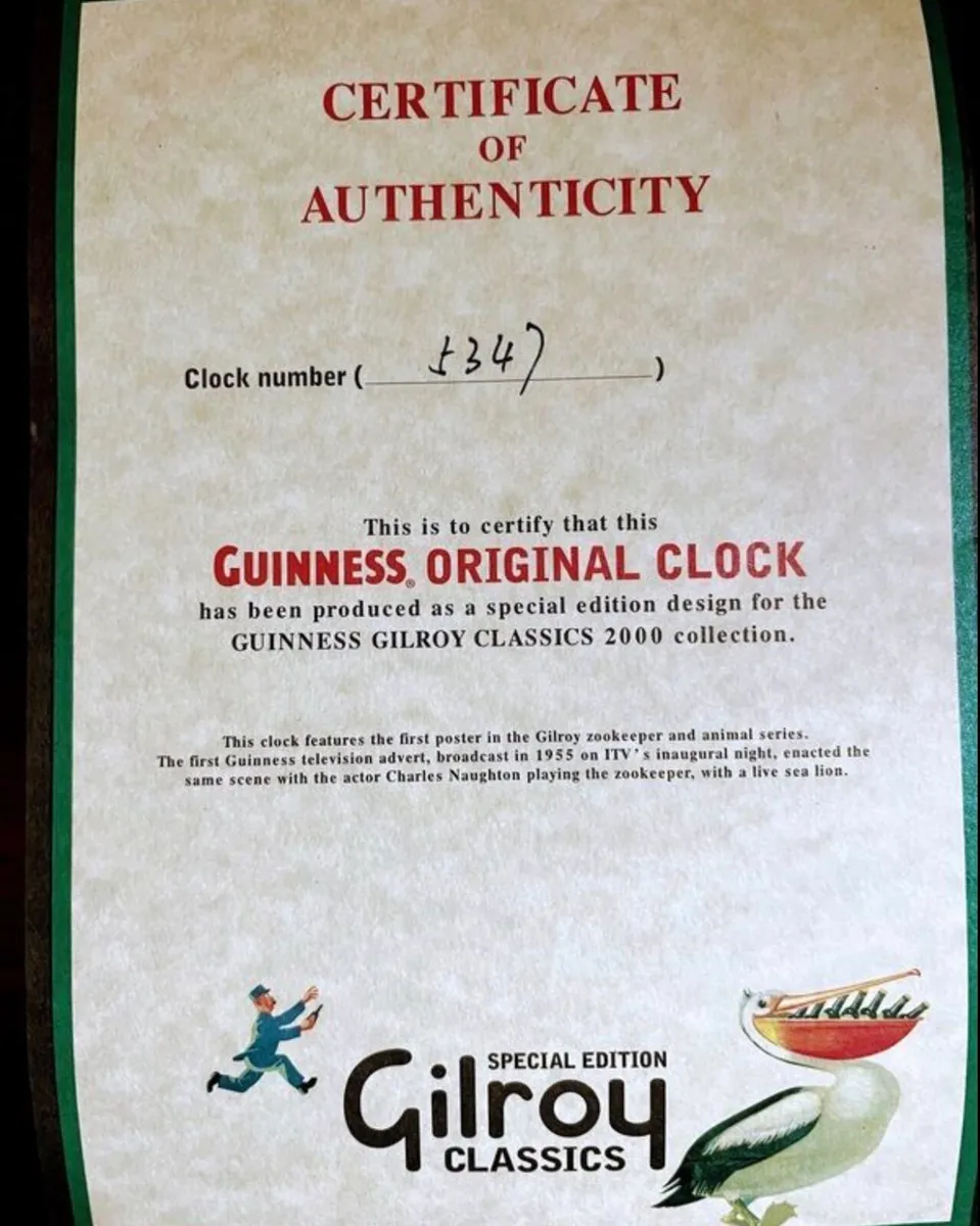 Guinness Clock Year 2000 - Image 4