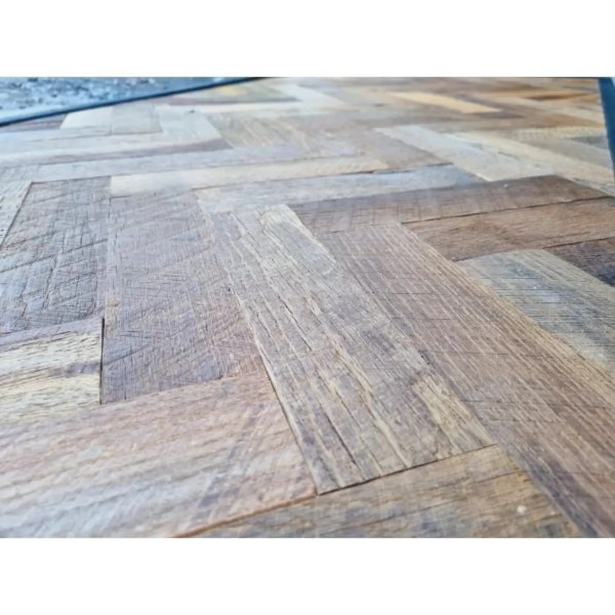 Barn Oak Parquet 328mm x 82mm Flooring - Image 3
