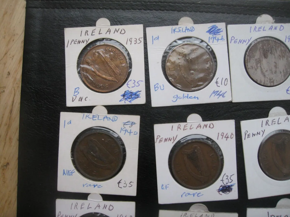 Irish Pennies - 1930s/40's - Various Prices - Image 2