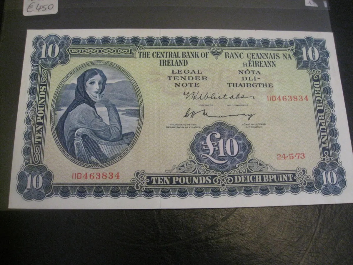 Consecutive 10 Pound Lavery Notes - Image 3