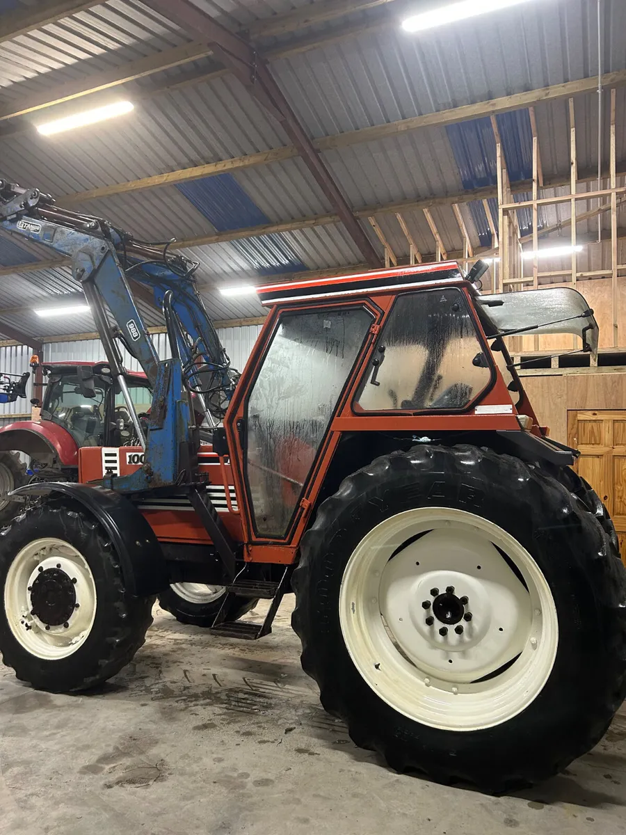 1991 Fiat 100-90 with Loader - Image 2
