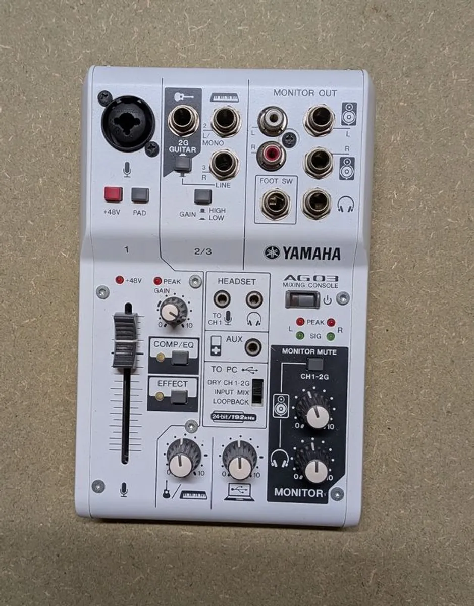 Yamaha AG03 Audio Interface - Image 1