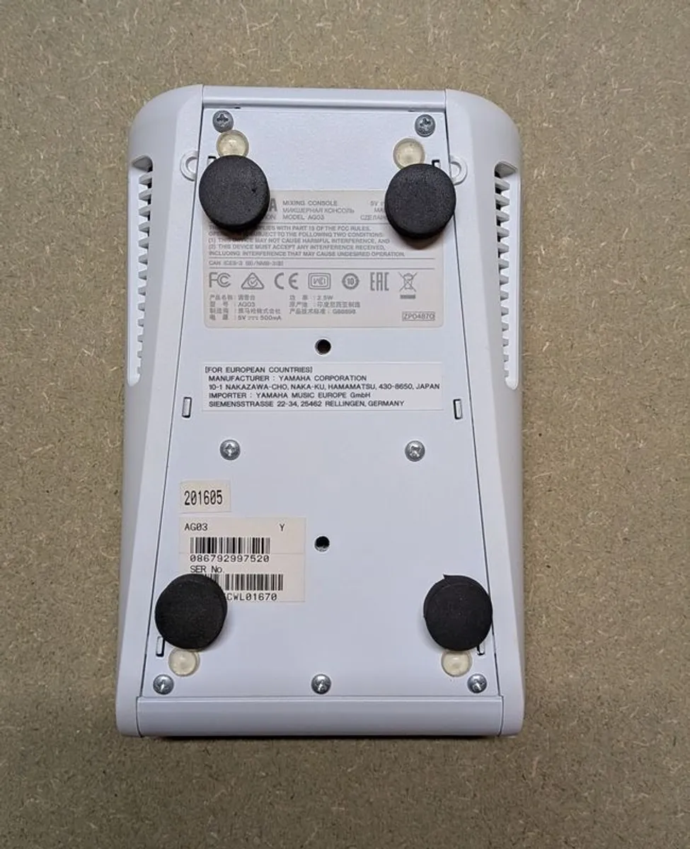 Yamaha AG03 Audio Interface - Image 3