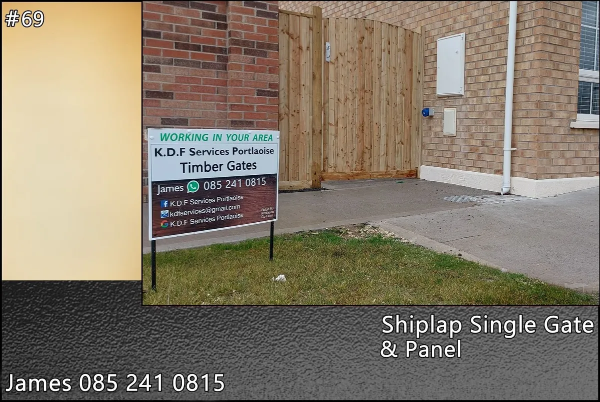 Timber Gates Free Installation - Image 4