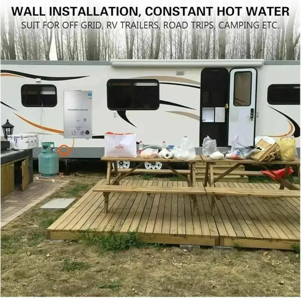 12L LPG Gas Water Heater for Camping & Home - Image 4