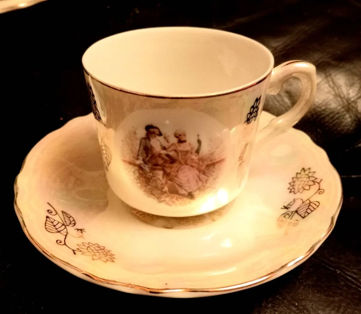 Vintage Japanese Porcelain Expresso Set - Image 3