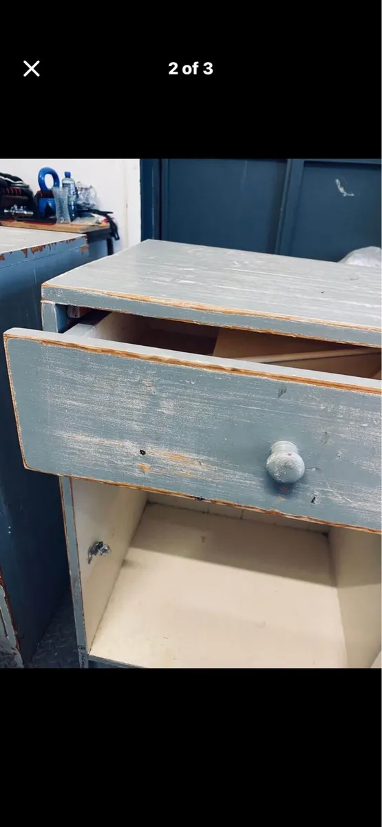 Vintage bedside lockers - Image 3