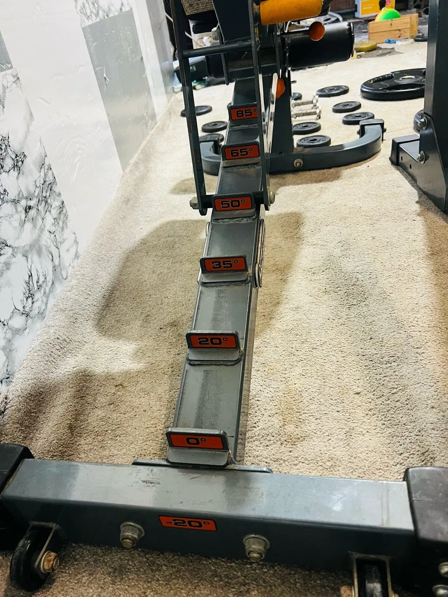 COMMERCIAL RACK OLYMPIC WEIGHTS BAR DUMBBELLS - Image 3