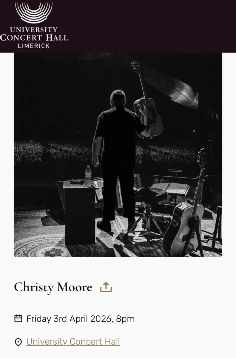 Christy Moore concert tickets