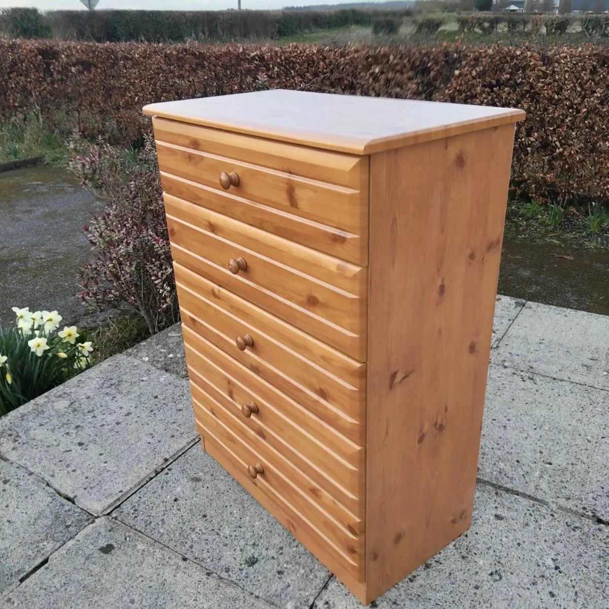 5-drawer Pine Chest - Image 2