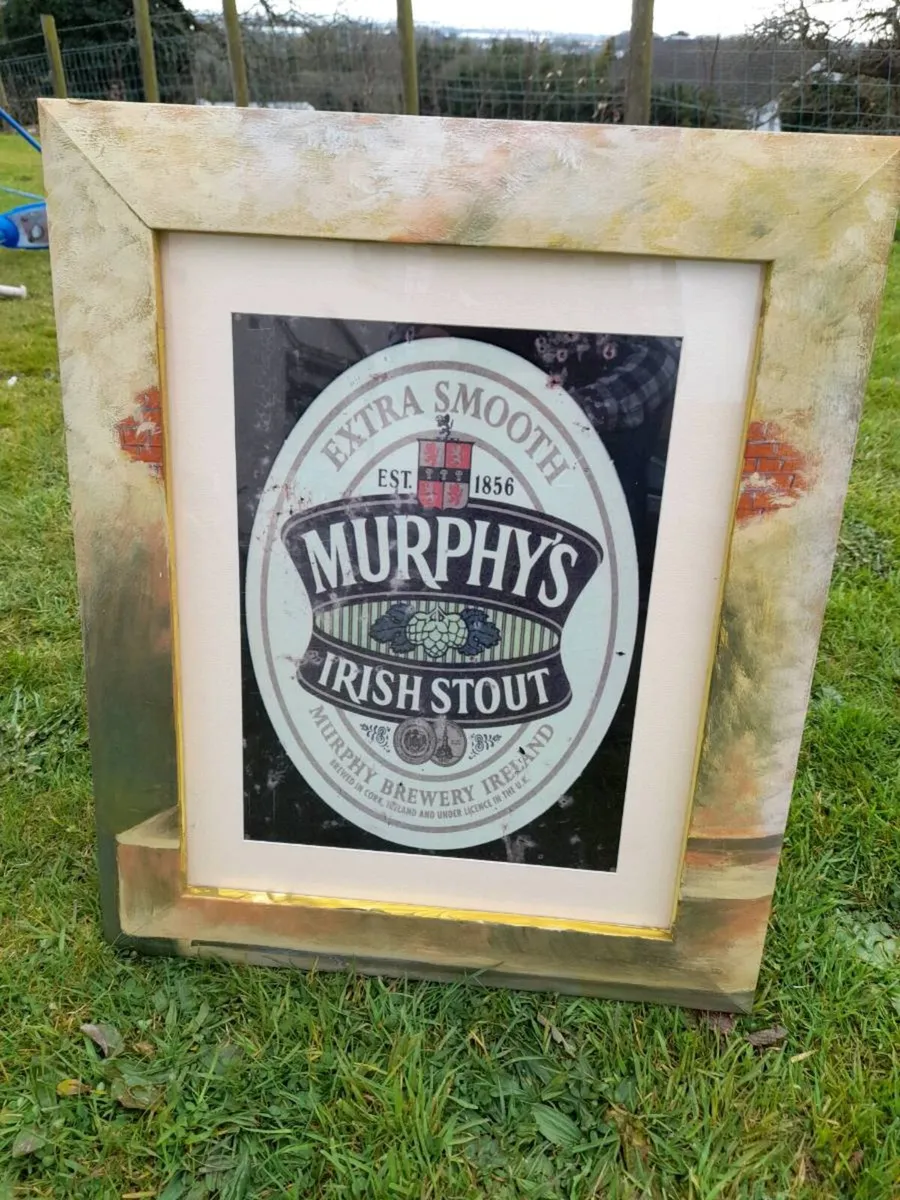 Murphys Tin Sign Framed - Image 1