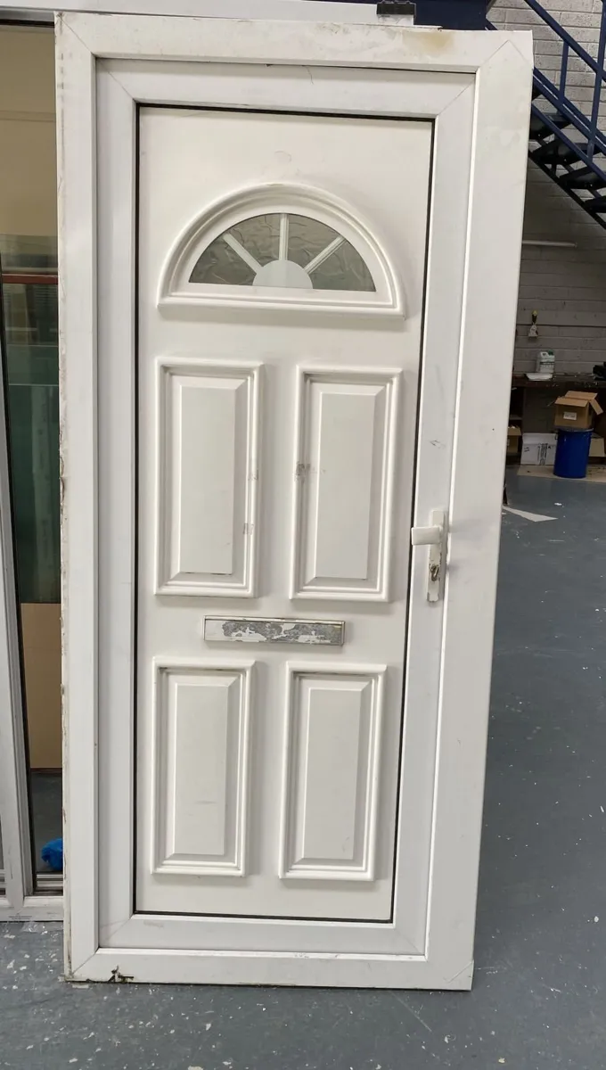 White PVC door