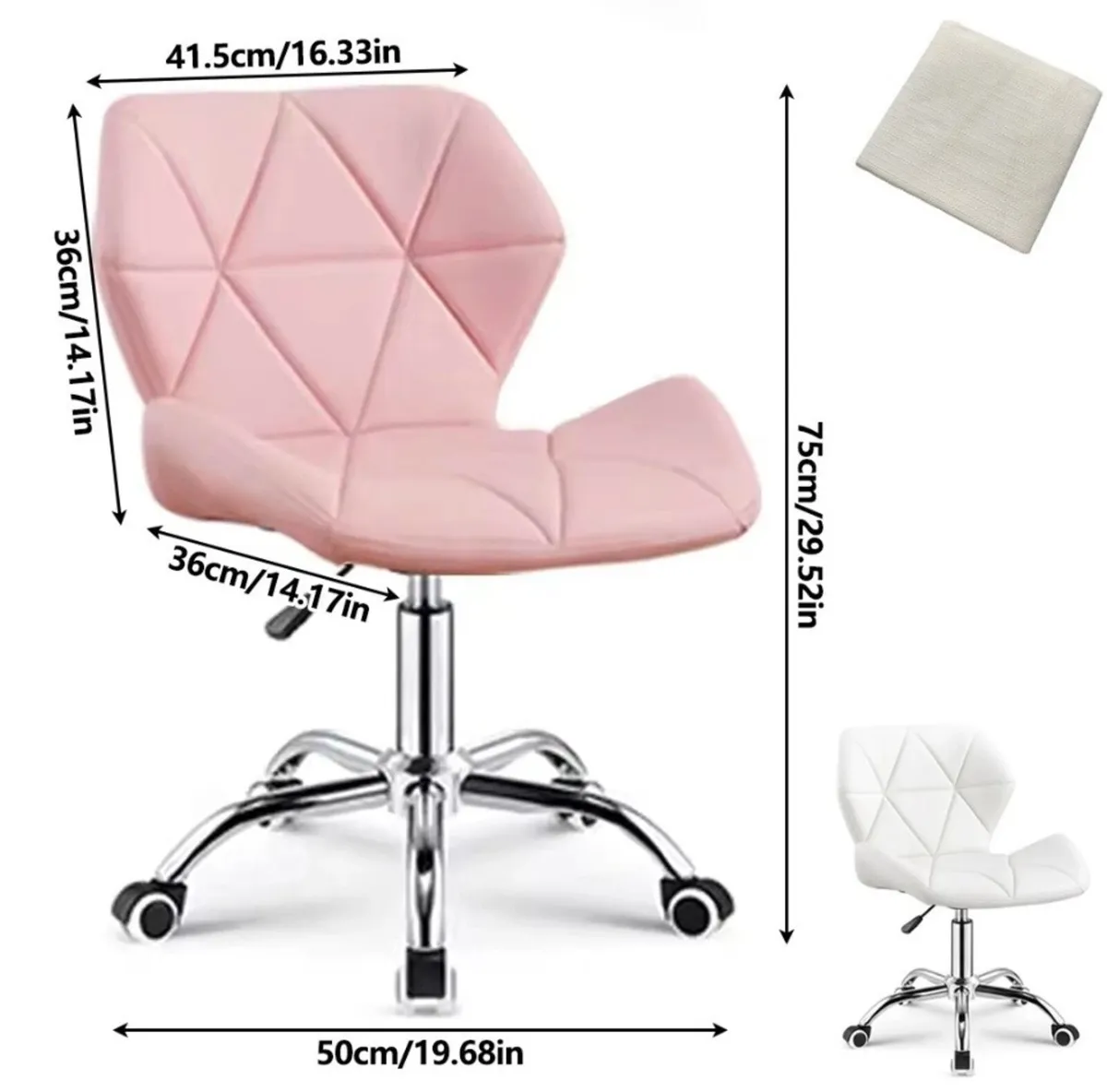 NEW PU Leather Computer Office Desk Chair - Image 3