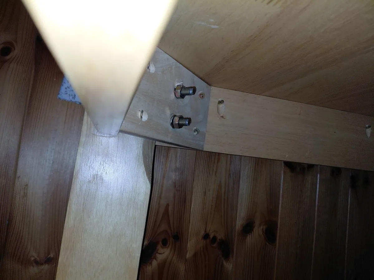 Solid Wood Kitchen Table & Chairs - Image 3