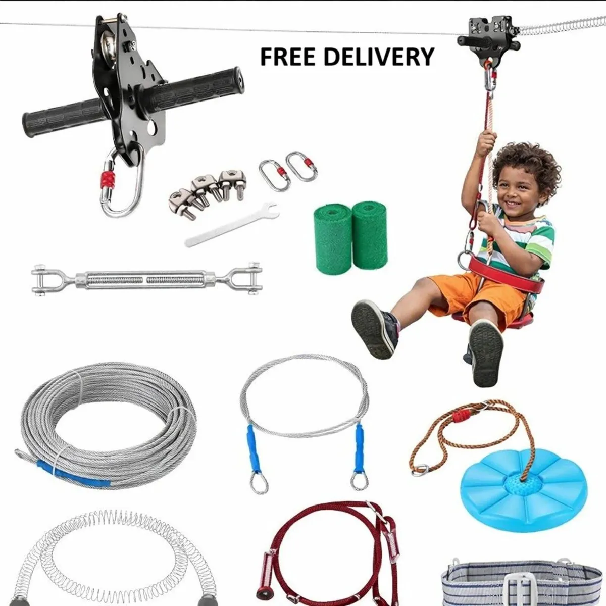 Zipline Kit for Kids & Adults - Image 1