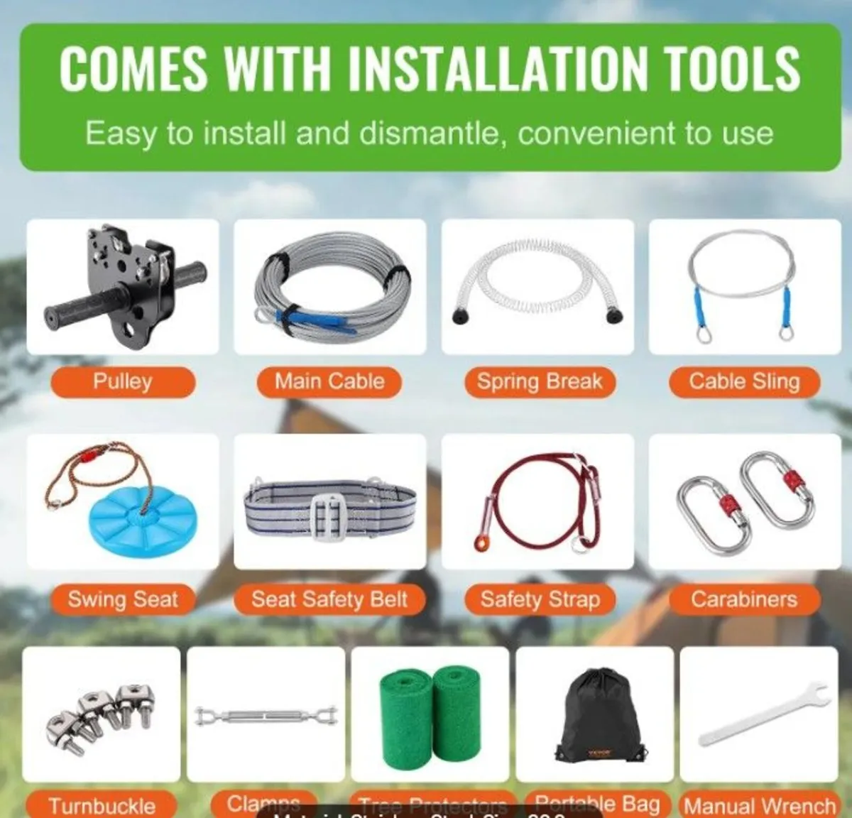 Zipline Kit for Kids & Adults - Image 2