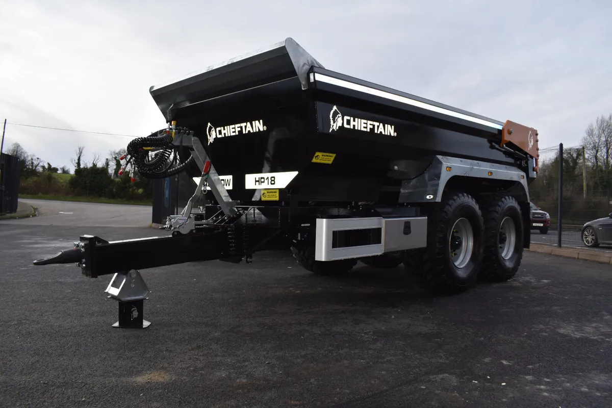 18t Half pipe dump trailer - Image 4