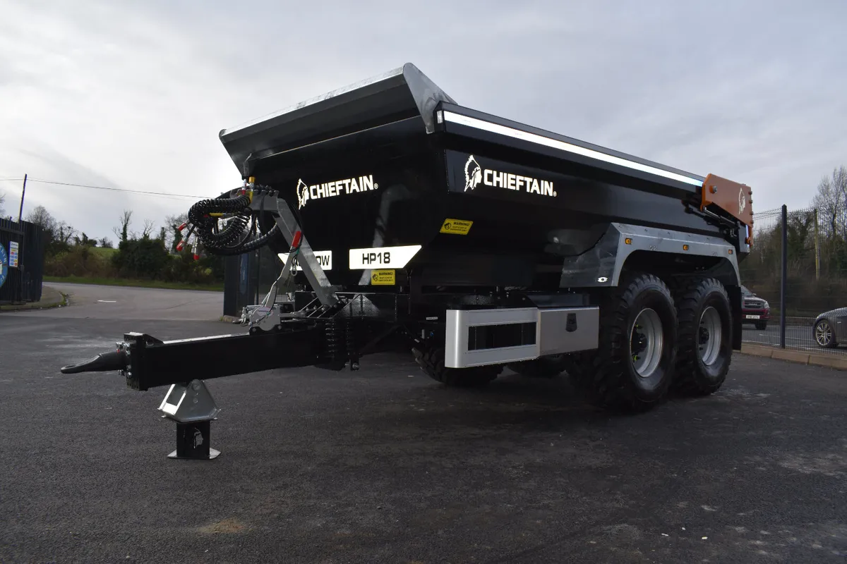 18t Half pipe dump trailer - Image 3