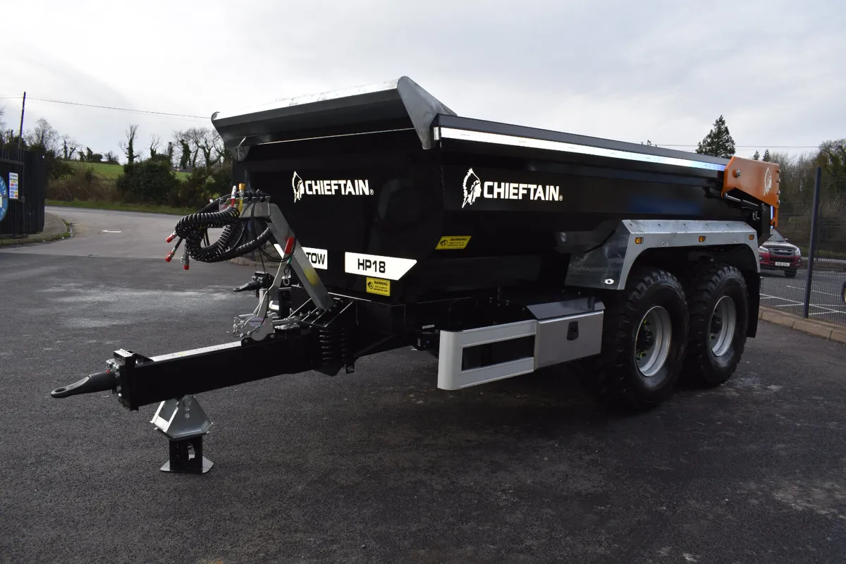 18t Half pipe dump trailer - Image 2