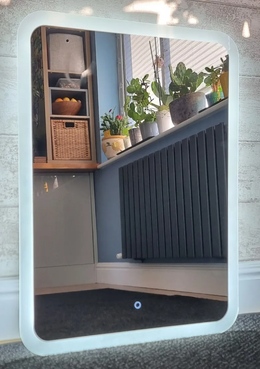 LED Bathroom Mirror Bluetooth Speakers Music - Image 2