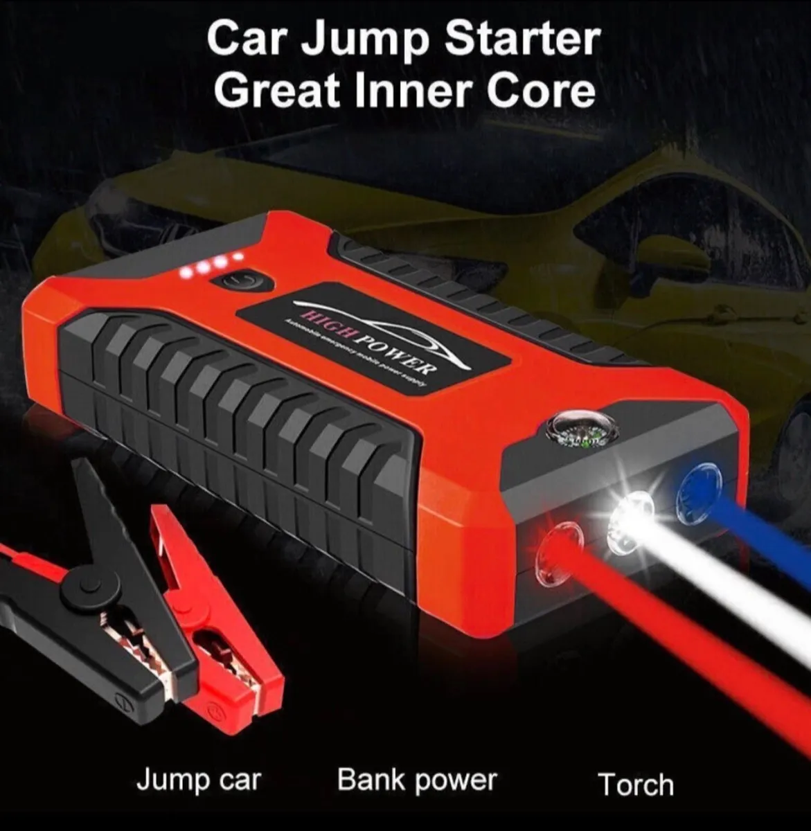 Portable Car Battery Jump Starter NEW - Image 3