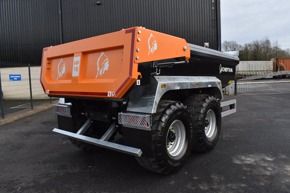 16t half pipe dump trailer - Image 1