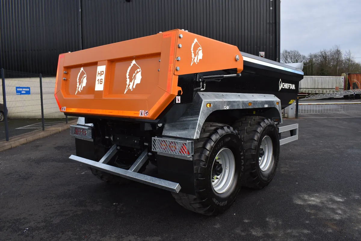 16t half pipe dump trailer - Image 2