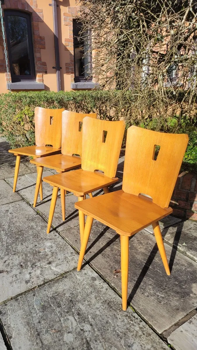 Brutalist mid century chairs - Image 3