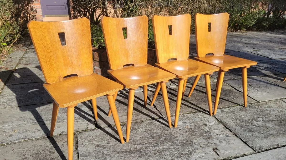 Brutalist mid century chairs - Image 1